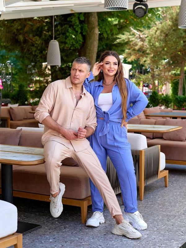 Костюм унисекс «Unisex-2» цвета джинс