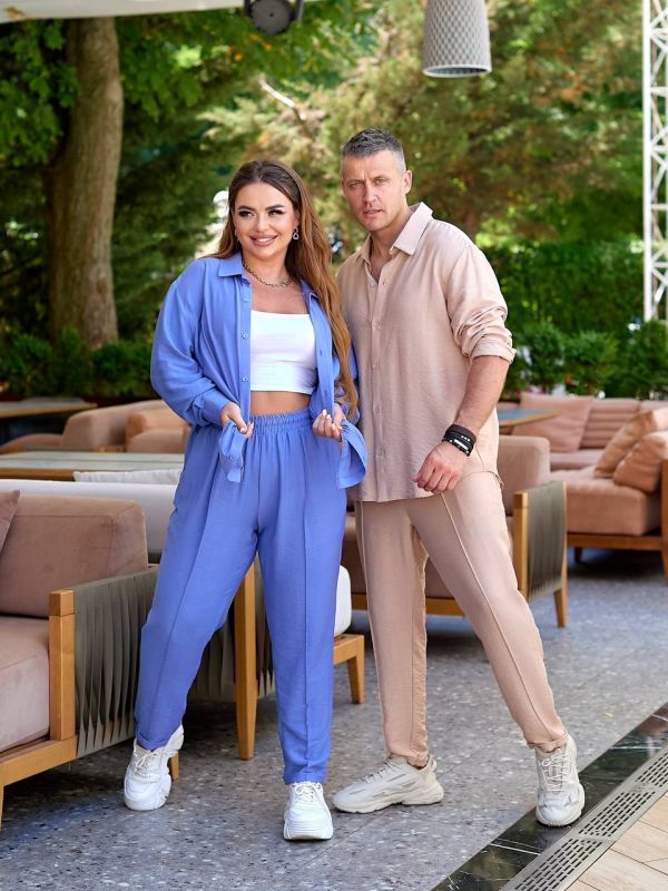 Костюм унисекс «Unisex-2» цвета джинс