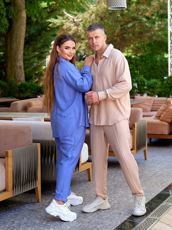 Костюм унисекс «Unisex-2» цвета джинс