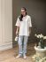 Однотонна футболка oversize білого кольору
