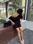 Женский костюм «НЕВЕРОЯТНАЯ» черного цвета