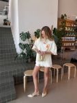 Женский костюм Aperol Spritz лимонного цвета